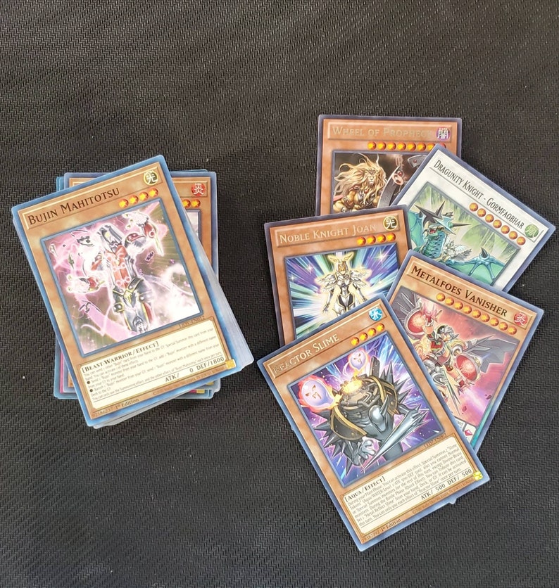Yugioh Card Lot 100 Cards Etsy