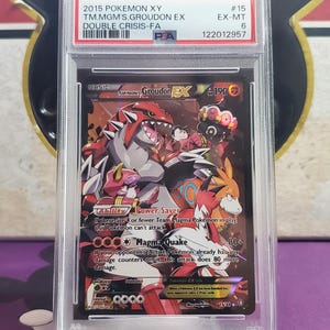 Team Magma&#39;s Groudon EX - PSA 6