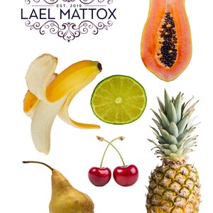 Summer Fruit Fotoaufkleberset von Lael Mattox