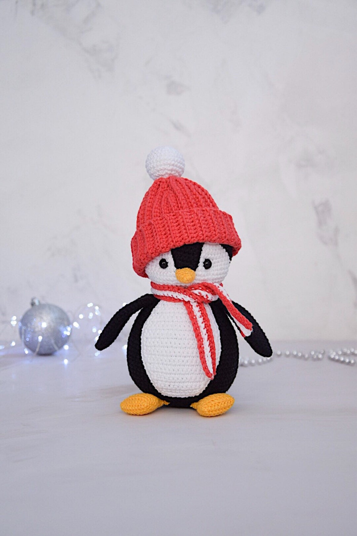 Crochet Penguin amigurumi hand-knitted toy handmade funny toys | Etsy