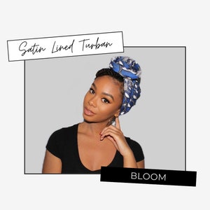 Bloom Satin Lined Turban