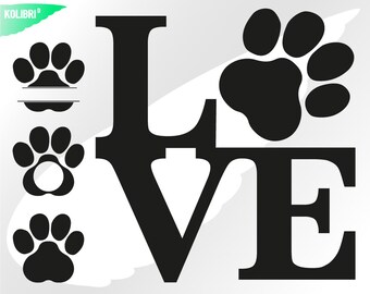 Free Free 108 Love Dog Print Svg SVG PNG EPS DXF File