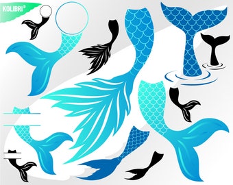 Download Mermaid Tail Svg Etsy