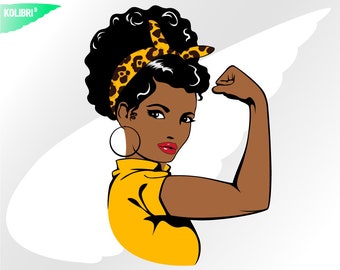 Download Free Rosie Riveter Party Etsy SVG Cut Files