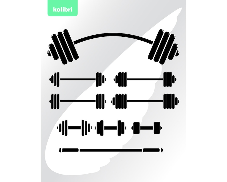 barbell svg