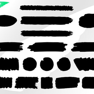 Paint brush shape svg – Brush svg – Brush clipart – Paint background svg – Brush stroke svg – Boho svg – eps, png, dxf, pdf, svg for cricut