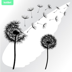 Pusteblume svg – Pusteblume Clipart – Blume svg – Pusteblume svg – Pusteblume png – eps, png, dxf, pdf, svg für Cricut