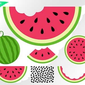Watermelon svg – Watermelon clipart – Watermelon seeds svg – Seeds clipart – Juicy Fruit svg – Slice svg – eps, png, dxf pdf, svg for cricut