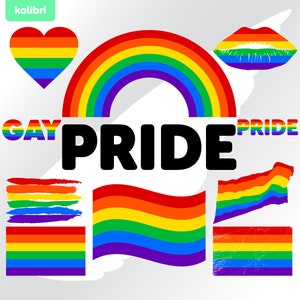 Drapeau LGBT svg - svg gay - LGBT - svg fierté gaie - clipart drapeau LGBT - svg lesbien - amour arc-en-ciel svg - eps, png, dxf, pdf, svg pour cricut