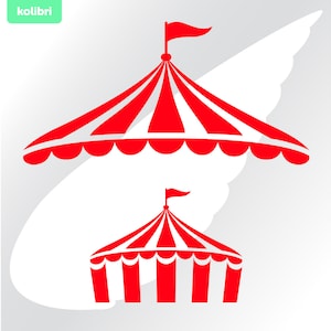 Circus svg – Carnival svg – Circus tent svg – Festival circus clipart – Circus birthday svg – eps, png, dxf, pdf, svg for cricut, sublimate