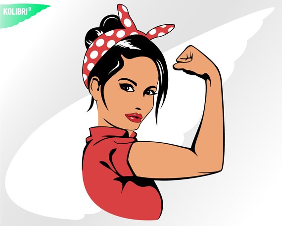 Latina Rosie Svg Rosie the Riveter Svg Rosie Clipart | Etsy