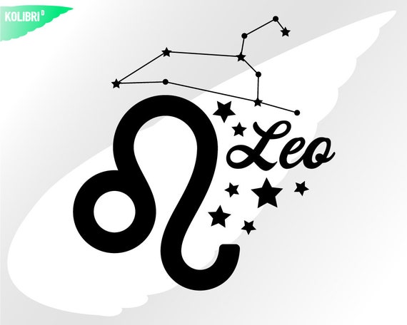 Leo svg Zodiac svg Horóscopo svg Estrellas svg Leo - Etsy España