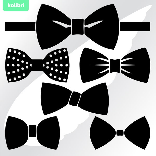 Bow tie svg – Bow tie clipart – Elegant man svg – Bow svg  – Groom svg – Formal clothes – eps, png, dxf, pdf, svg for cricut, sublimation