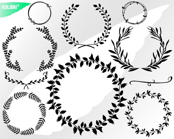 Download Laurel Wreath Svg Laurel Svg Wreath Clipart Laurel Etsy