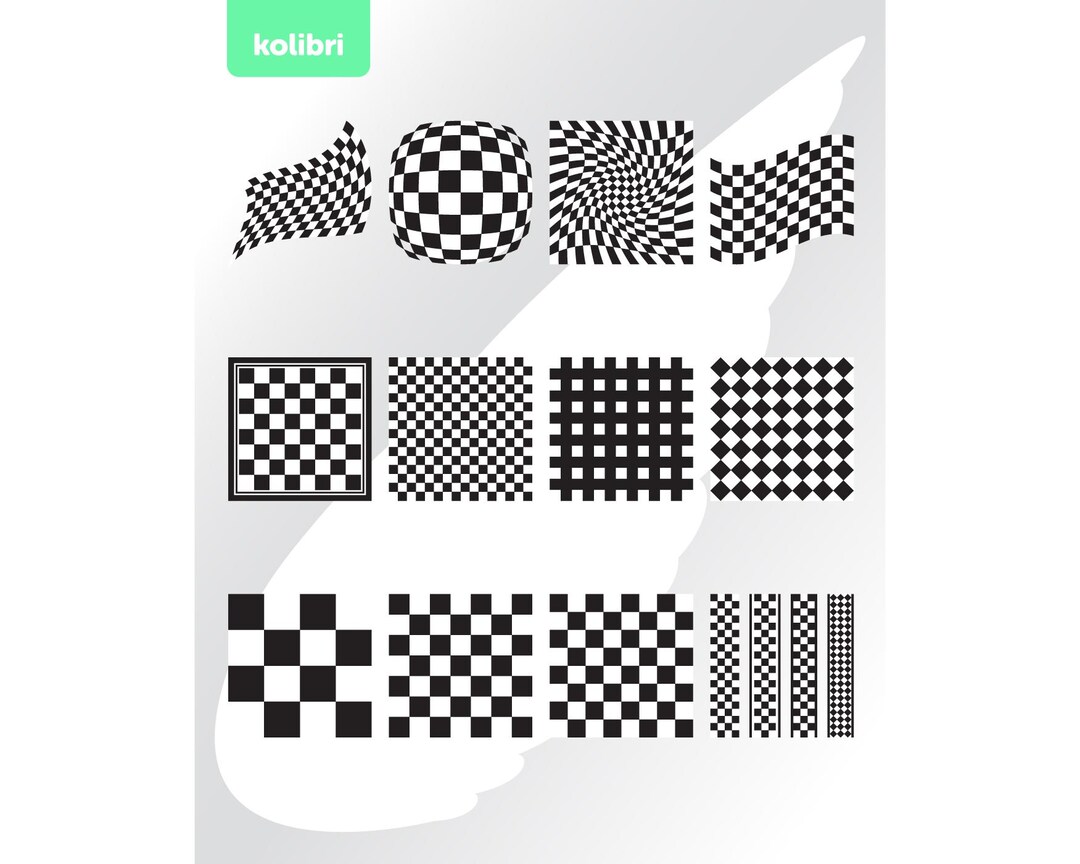 Checkered 7.pdf Checkered Pattern Svg – Chess Seamless Checkered Svg – Rally Svg – Race ...