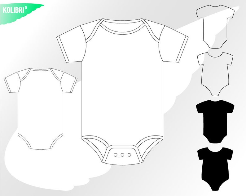 Baby Svg Baby Onesie Svg Baby Onesie Template Svg Baby Etsy