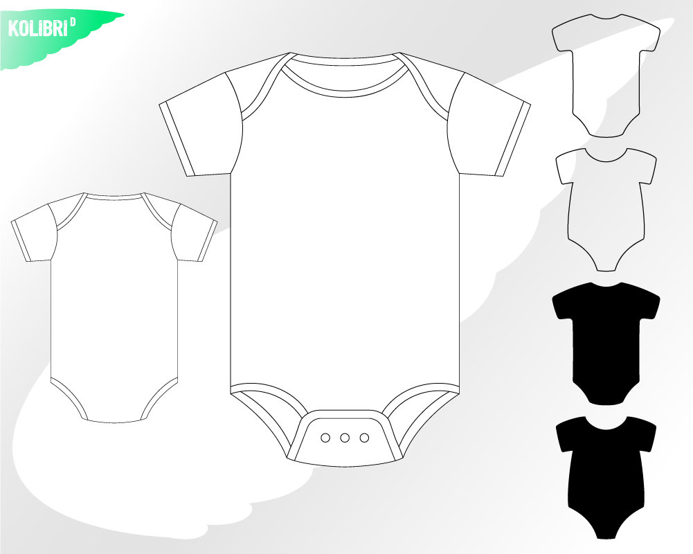 Baby Svg Baby Onesie Svg Baby Onesie Template Svg Baby | Etsy