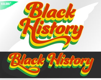 Black history svg – Month svg – Black history clipart – Black svg – Vintage wording svg – Black power svg – eps png, dxf, pdf svg for cricut