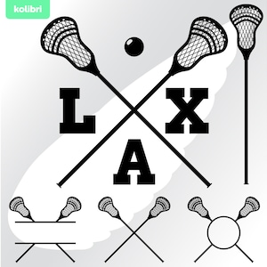 Lacrosse svg – Lacrosse stick svg – Lacrosse clipart – LAX svg – LAX cross svg – Lacrosse monogram svg – eps, png, dxf, pdf, svg for cricut