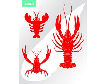 Crawfish svg – Lobster svg – Crawfish clipart – Crayfish Crawdad svg  – Louisiana svg – Mardi Gras svg – eps, png, dxf, pdf, svg for cricut