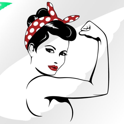 Rosie Svg Rosie the Riveter Svg Rosie Png Bandana Svg - Etsy