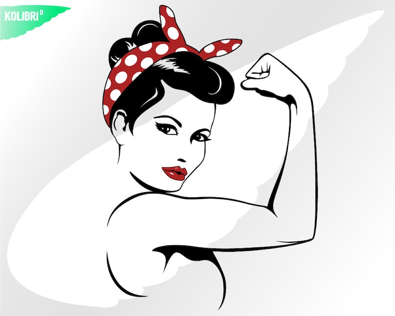 Download Rosie svg Rosie the Riveter svg Rosie clipart Bandana | Etsy