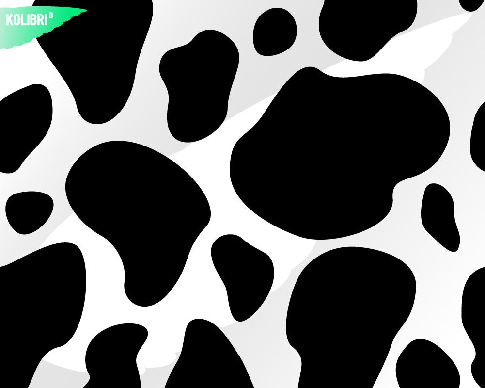 Cow Spots SVG File Cow Print Pattern PNG Vector Cow Spot Clipart Cows 