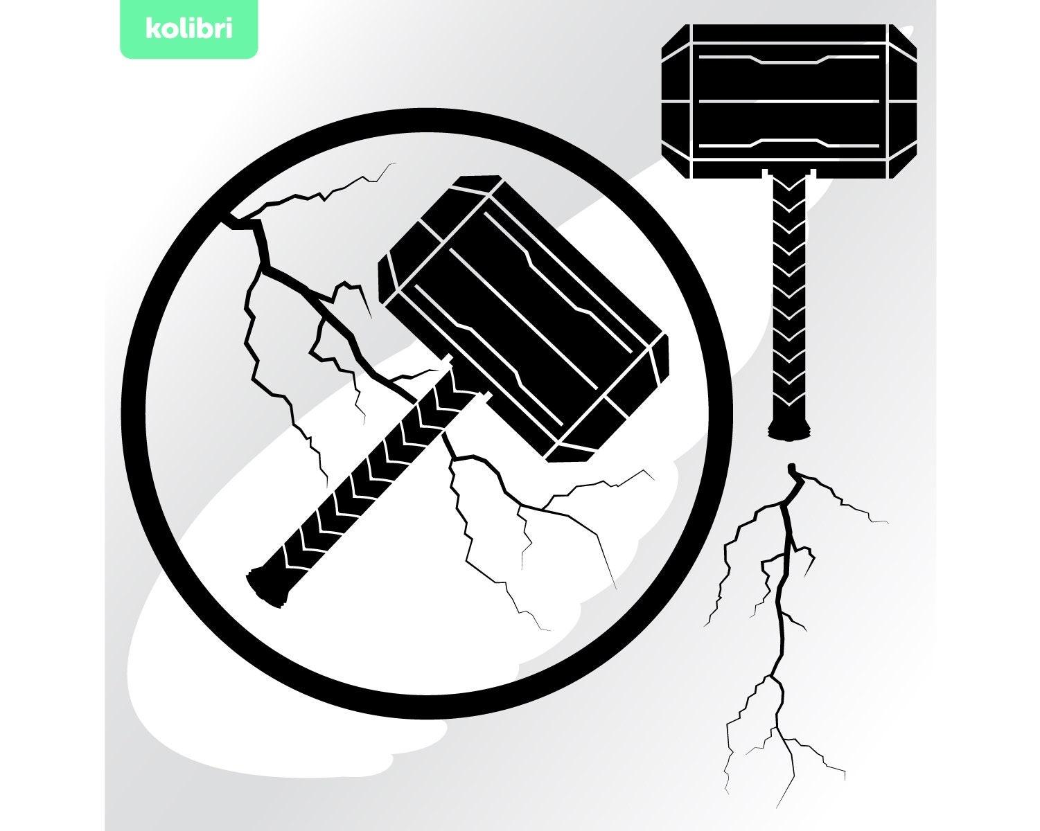 Thor Hammer Stencil thor-hammer-stencil