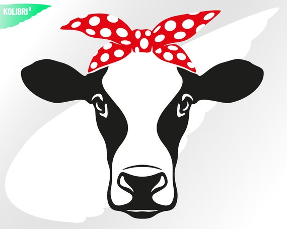 Download Cow bandana svg Cow svg Cow bandana clipart Cow head svg ...