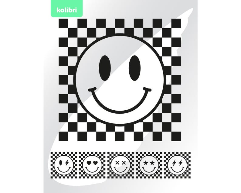 checkered smile png