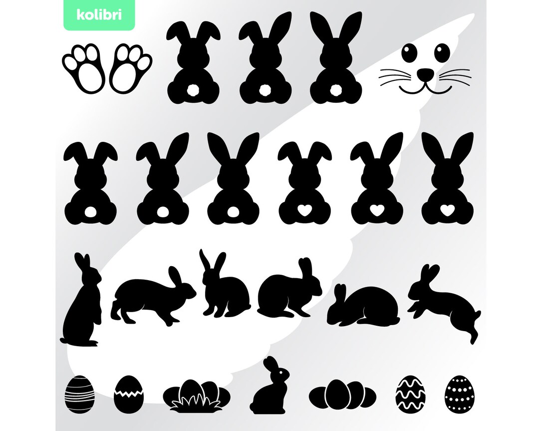 Bunny Svg – Easter Bunny Svg – Easter Bunnies Svg – Bundle Easter Svg ...