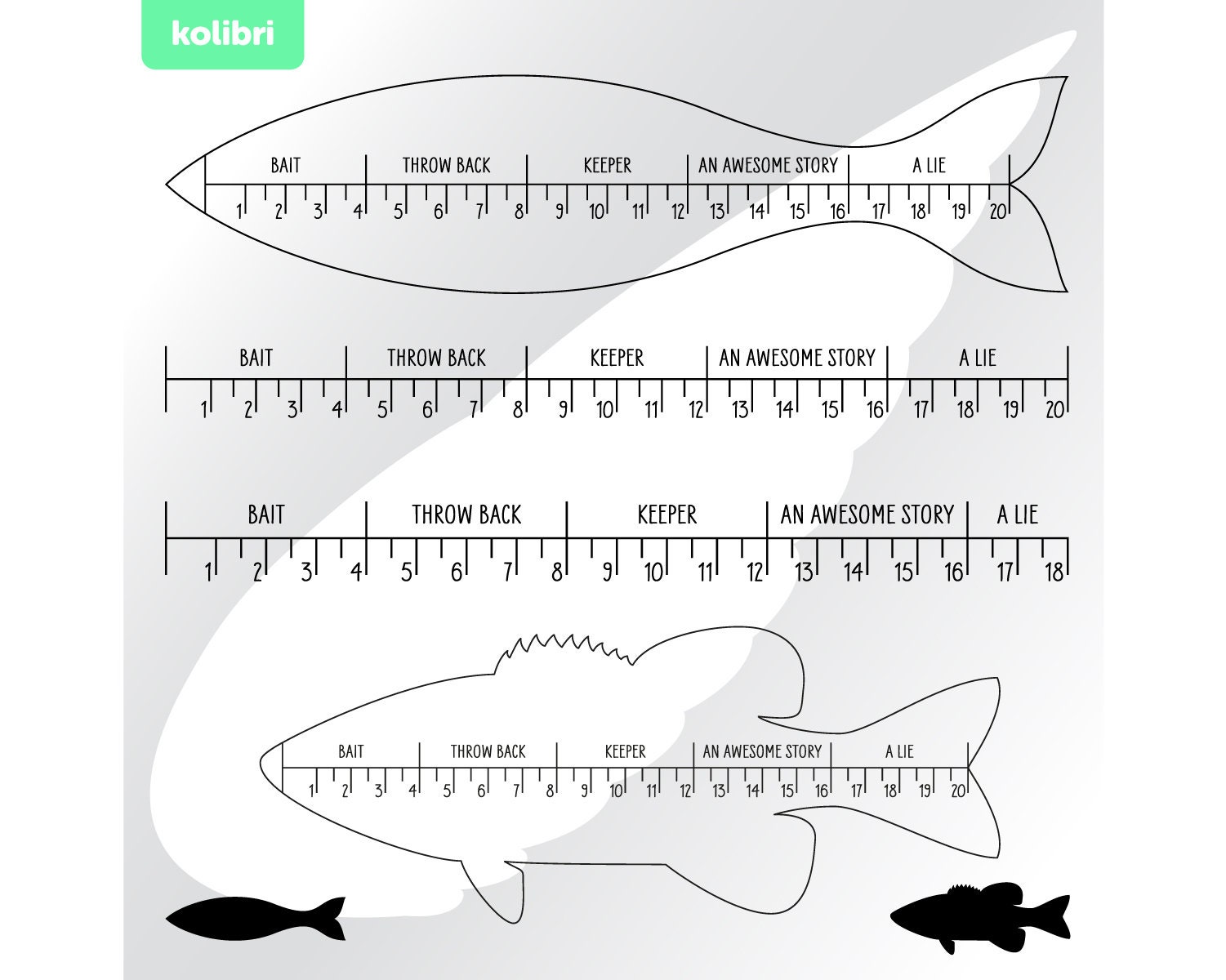 Fish Measure Board -  Canada