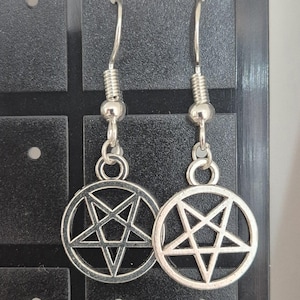 Pentagram earrings