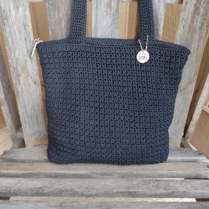 Die SAK Schwarz Gehäkelte Umhängetasche Retro Vintage Handtasche