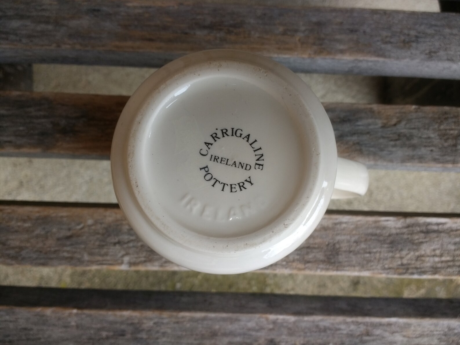 Vintage Carrigaline Irish Pottery Coffee Mug With Irish Coffee Etsy