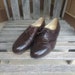 Vintage Bragano by Cole Haan Brown Leather Mens Shoes Leather Upper and Soles Size 9 M Made in Italy 