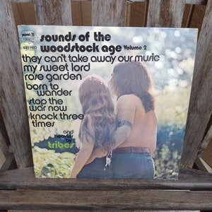 Sounds Of The Woodstock Age Vinyl Record Album Retro 60s Music 33RPM Volume 2