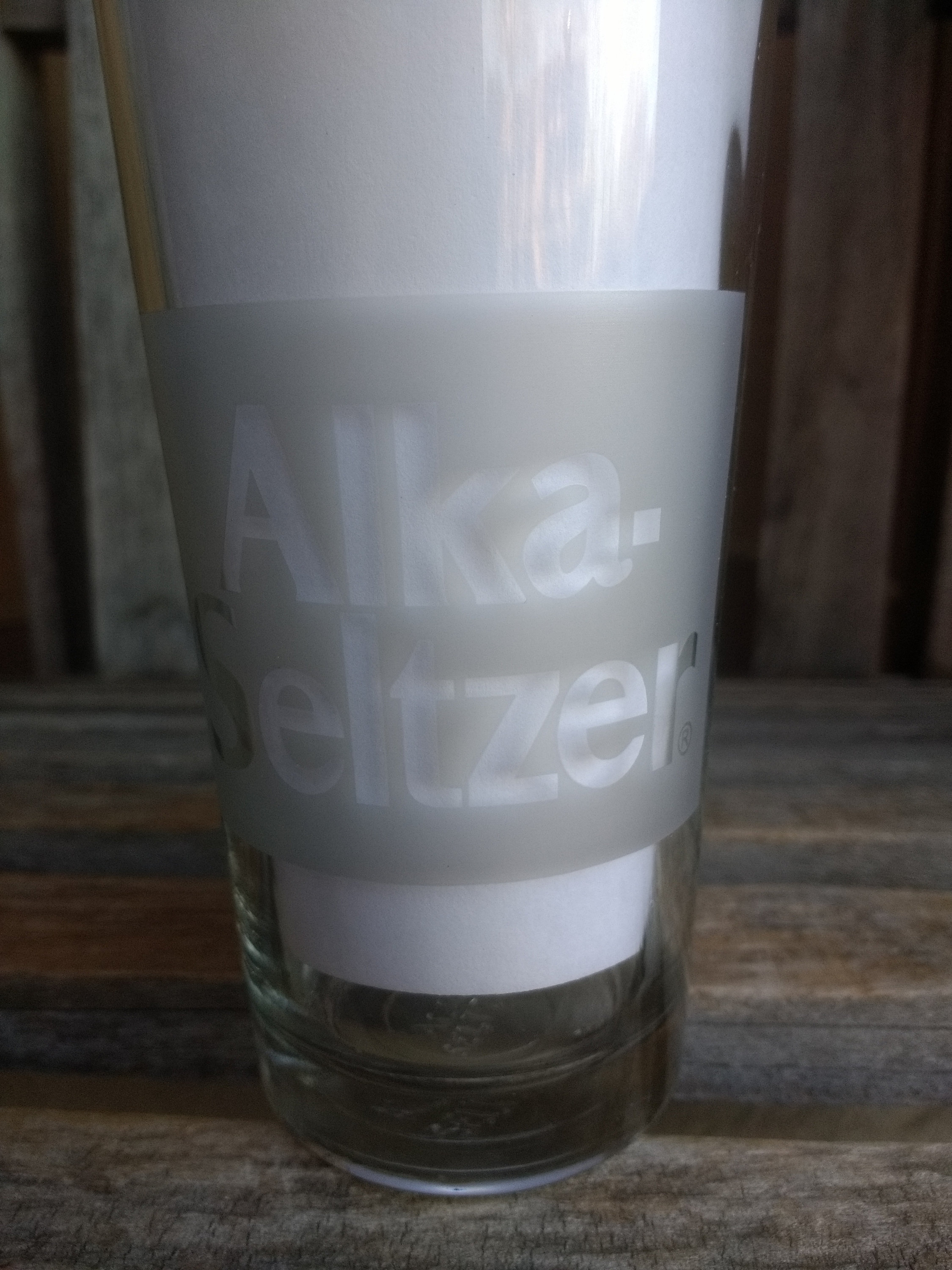 Vintage AlkaSeltzer Clear Glass with Frosted Front Plop Plop Etsy 日本