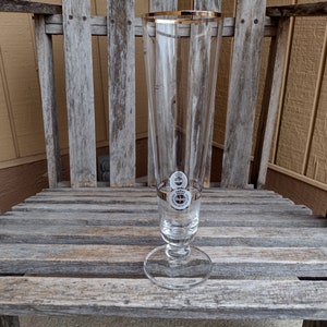 Tall Slim Beer Glass - Etsy