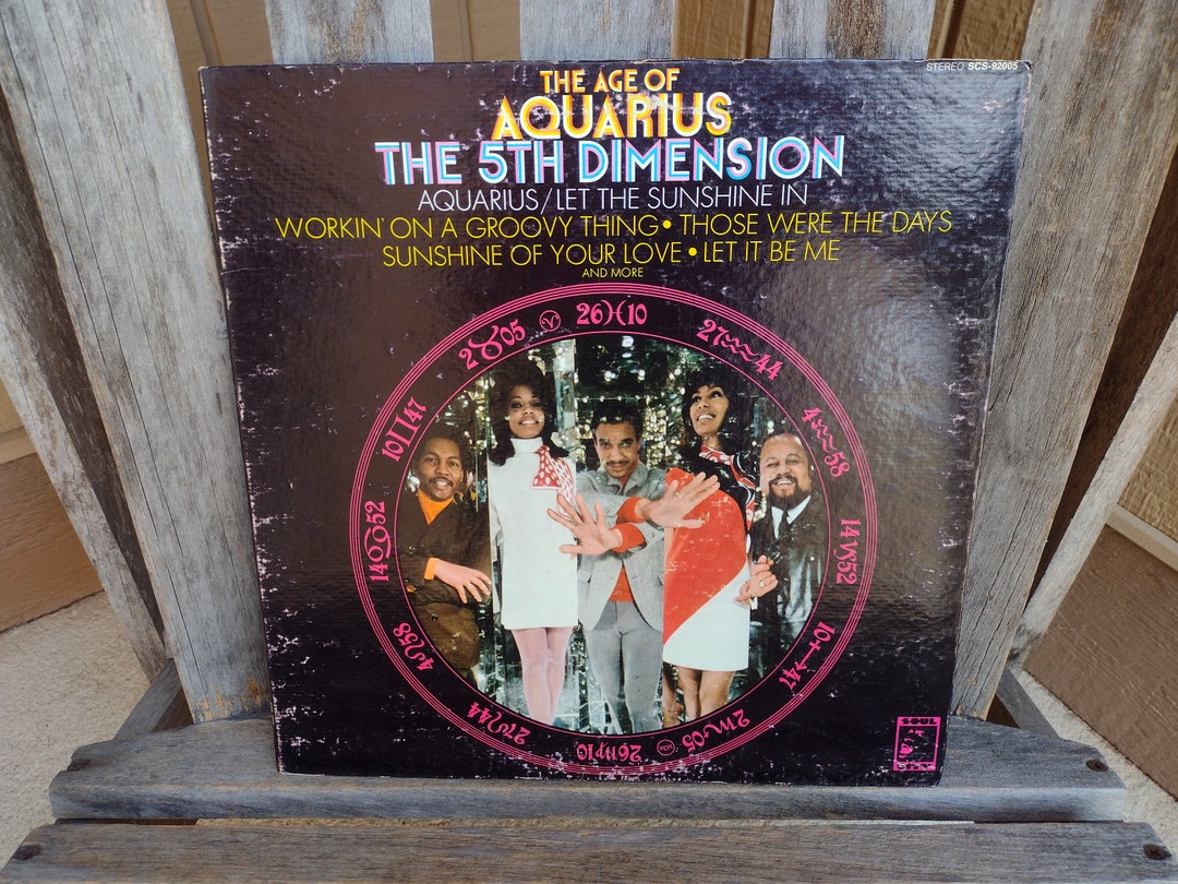 The Fifth Dimension Vinyl Record Titled the Age of Aquarius Retro