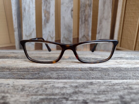 Ray-Ban Plastic Brown Tortoise Shell Eyeglasses (… - image 1