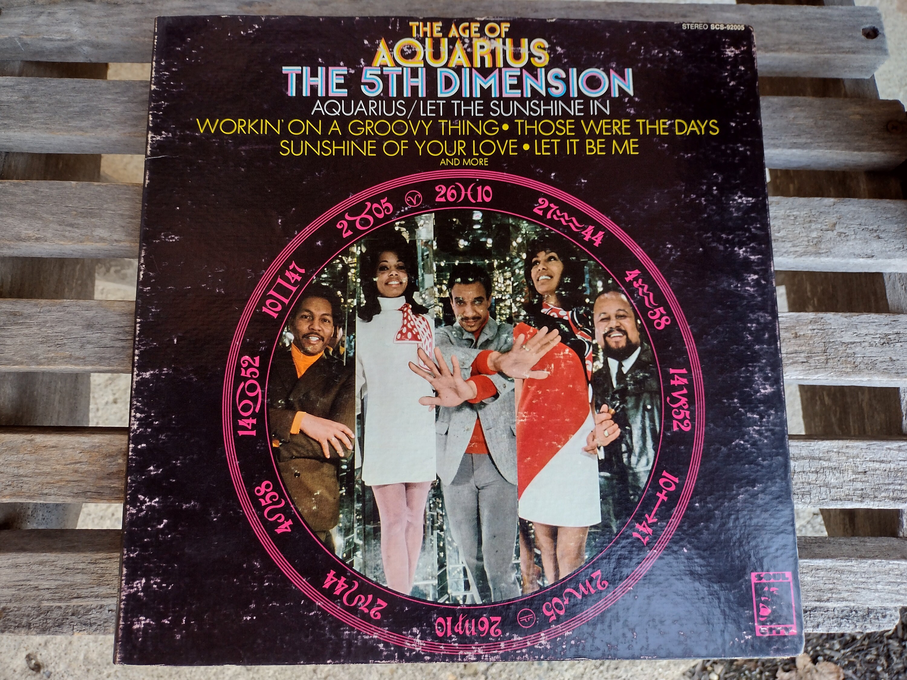 The Fifth Dimension Vinyl Record Titled the Age of Aquarius Retro