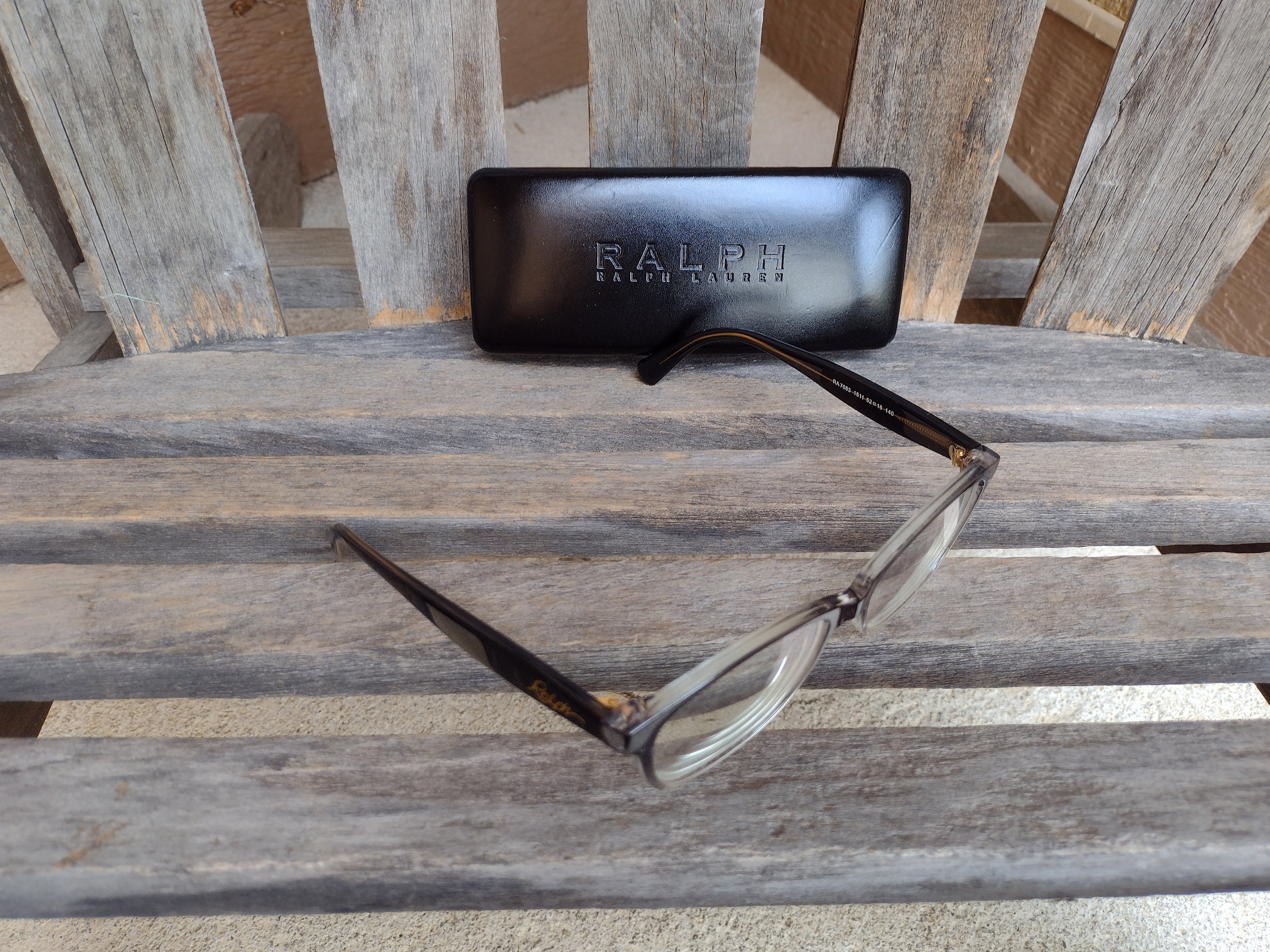 Ralph Lauren RL Eyeglasses FRAMES ONLY Black Made In ITALY (2611) Ralph Lauren Eyeglasses RL 5071 9003 ITALY BLACK FRAME ONLY  main image 2
