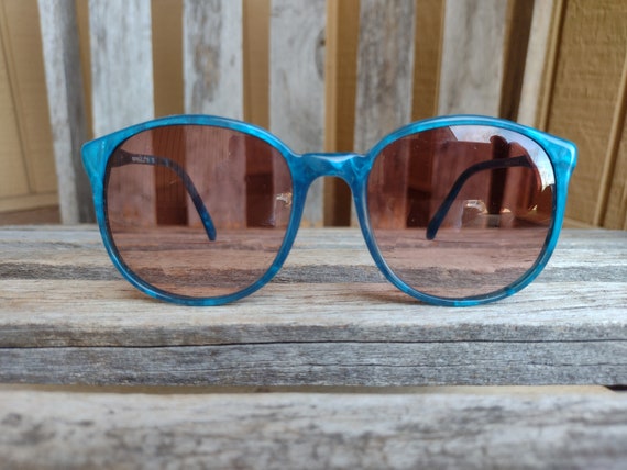Pappagallo VIII Marble Blue Eyeglasses (Frames On… - image 1