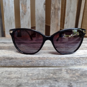 Gafas de plástico negras Burberry (solo montura) Gafas de diseño retro vintage Estilo B 4216 Fabricadas en Italia