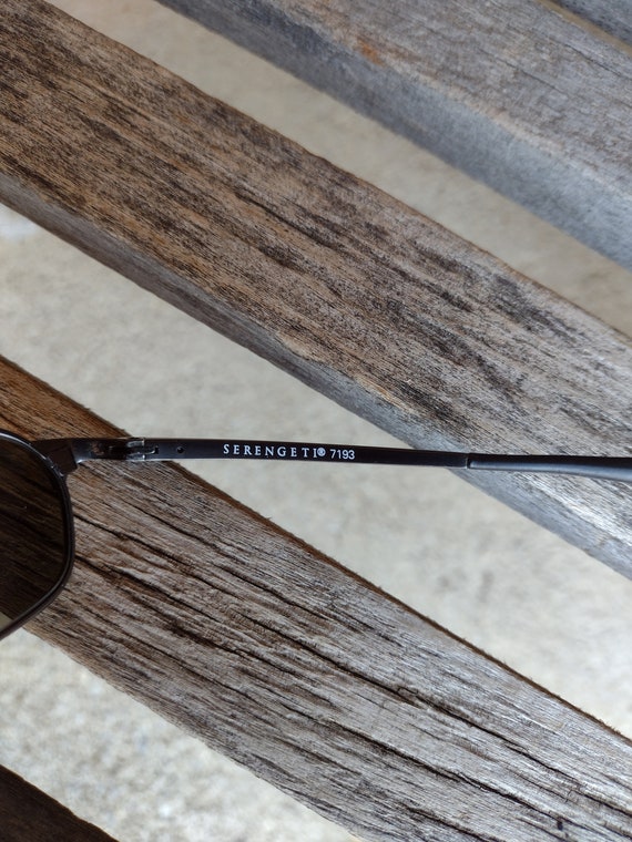 Serengeti Black Metal Sunglasses