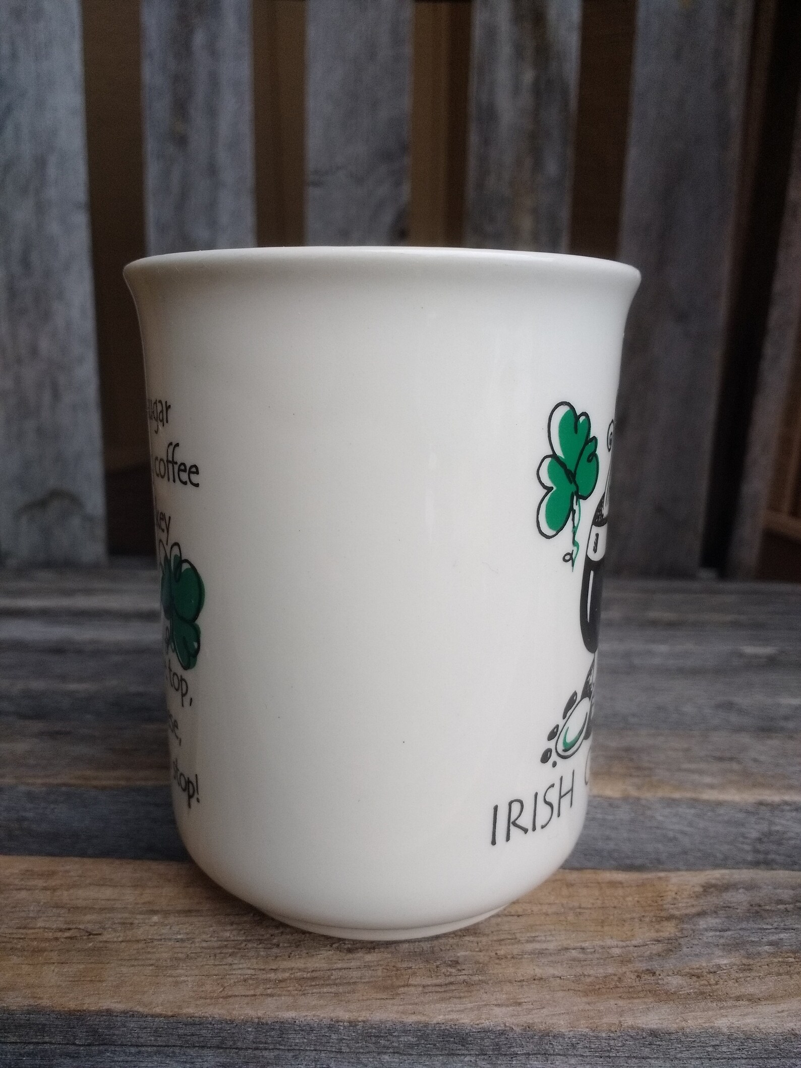 Vintage Carrigaline Irish Pottery Coffee Mug With Irish Coffee Etsy