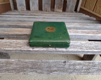 Drexel Green Jewelry Box Retro Vintage Spanish Jewelry Holder Case or Vanity Decor