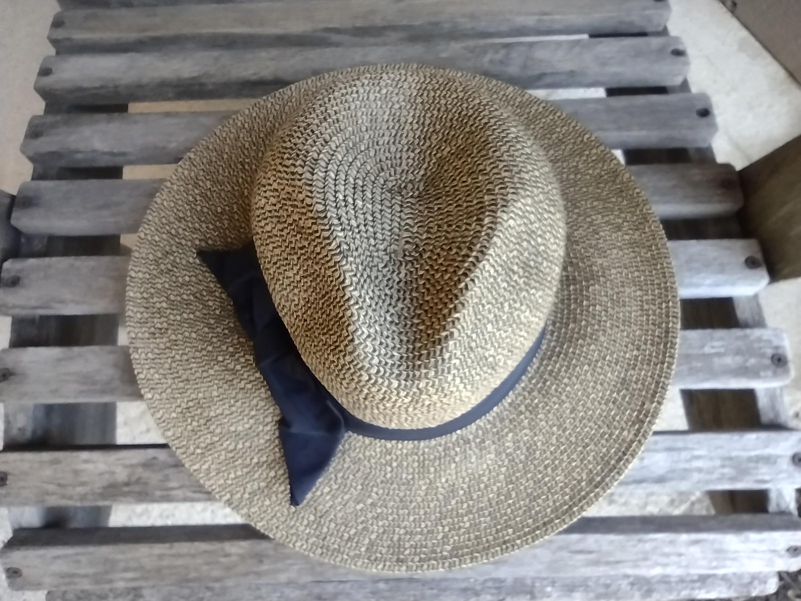 SCALA Tan Black Ribbon Bow Tone UPF50+ Packable Lady Hat C- Scala Womens  main image 2