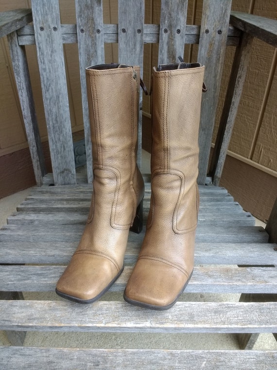 nine west mid calf boots